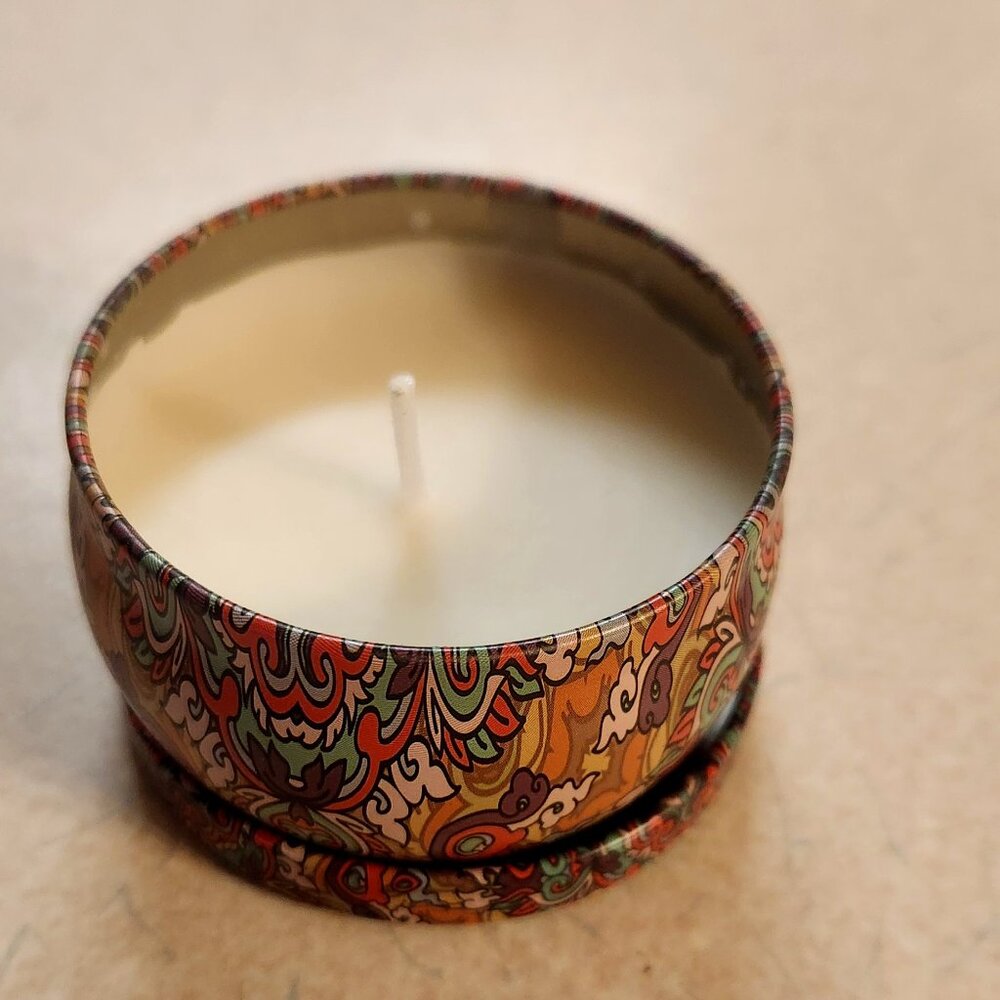 2.5 Oz Soy Wax Aromatherpy Candle (Bergamont Scent)
